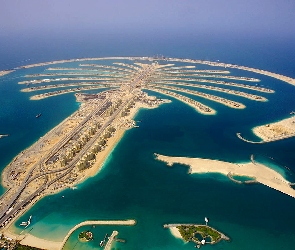Zjednoczone Emiraty Arabskie, Dubaj, Dżamira, Wyspa Palmowa, Palma Jumeirah, Sztuczna wyspa