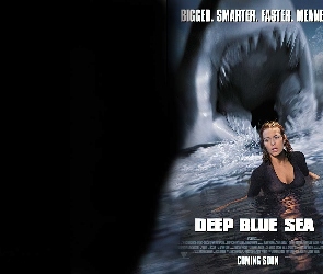 kobieta, rekin, Deep Blue Sea, woda