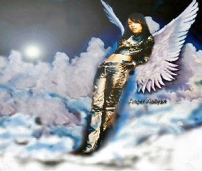 Anioł, Chmury, Aaliyah