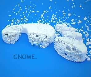 stopa, grafika, Gnome