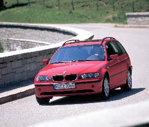 BMW E 46, Kombi, Czerwone