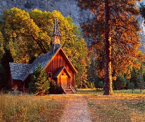 Kościółek, Jesieni, Kolory, Góry
