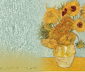 Słoneczniki, Vincent Van Gogh