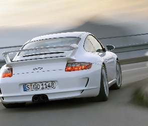 Białe, Lampy, Porsche GT3
