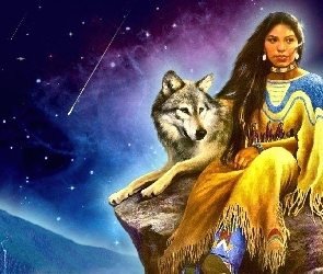 Wilk, Noc, Indianka