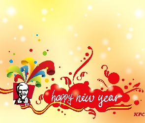happy new year, KFC
