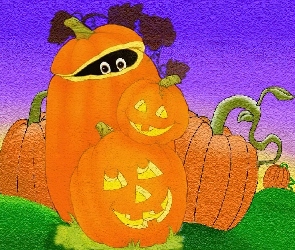 Halloween, wielkie dynie
