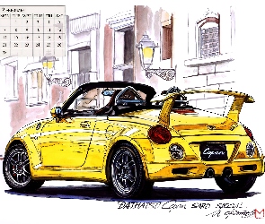 Rysunek, Kalendarz, Daihatsu Copen