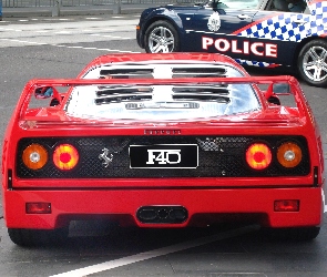 Ferrari F 40, Police, Logo