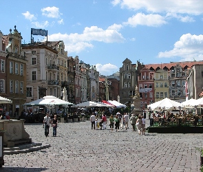 Kamienice, Ludzie, Poznań, Rynek