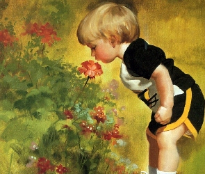 Chłopiec, Donald Zolan, Kwiatki