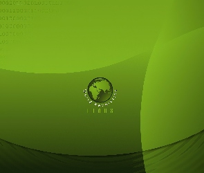 Tło, Zielone, Linux, Świat