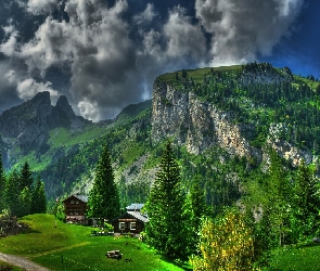 Ciemne, Chmury, Góry