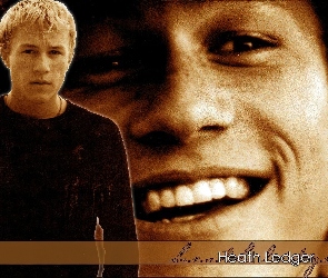 Heath Ledger, uśmiech, białe zęby