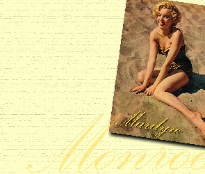 Marylin Monroe, Kąpielowy, Strój, Plaża