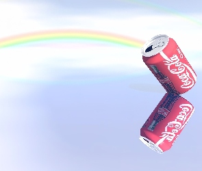 Coca-Cola, Tęcza, Puszka