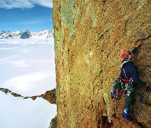 Alpinizm, wspinaczka, góra, Zima