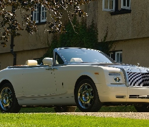 Rolls-Royce Phantom Drophead, Cabrio, Biały