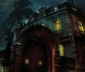 Halloween, straszny dom
