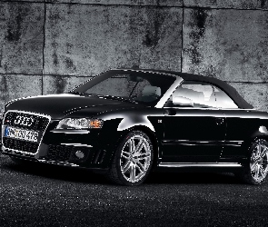 Czarne, Kabriolet, Audi RS4