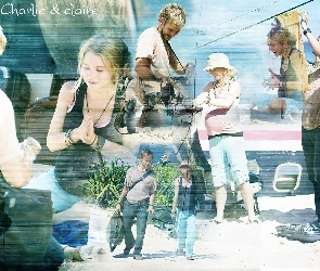 radość, Dominic Monaghan, Lost, Serial, Zagubieni, Emilie Ravin