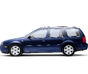 kombi, niebieski, Jetta