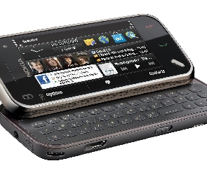 Nokia N97, QWERTY, Czarna
