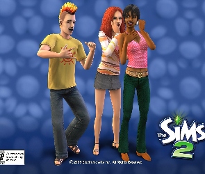 Mężczyzna, Kobiety, The Sims 2, Dwie