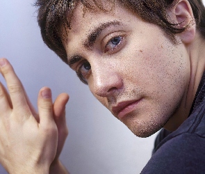 niebieskie oczy, ręka, Jake Gyllenhaal