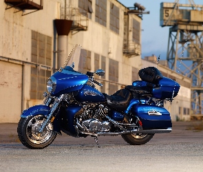 Yamaha Royal Star Venture, Chromy, Niebieska