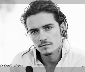 biała koszula, Orlando Bloom