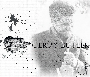ręce, cegły, Gerard Butler