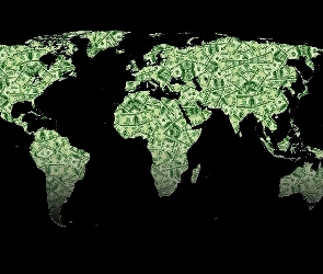 Mapa, Pieniądze, Świata