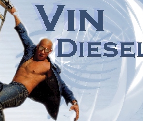 okulary, niebieski strój, Vin Diesel