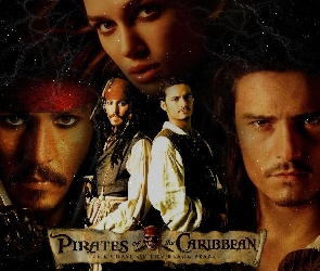 Orlando Bloom, gwiazdy, Johnny Depp, Keira Knightley, Piraci Z Karaibów