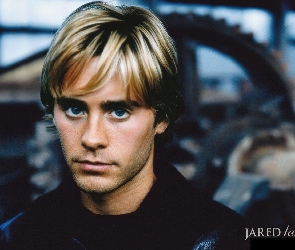 jasne włosy, niebieskie oczy, Jared Leto
