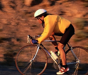 bidon, kask, Rower, kolarzówka