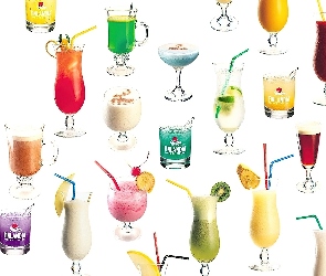 Drinki, kolorowe drinki