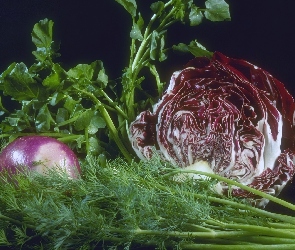 Warzywa, Koperek, Kapusta, Czerwona, Różne
