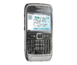 Nokia E71, QWERTY, Srebrny