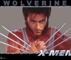 Hugh Jackman, srebrny łańcuszek, x-men