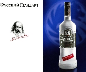Vodka, twarz, butelka