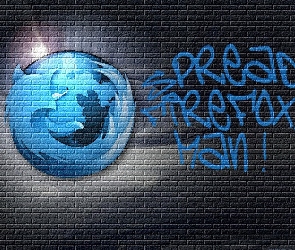 Firefox, Graffiti, Logo