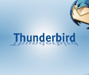 ptak, grafika, Thunderbird, koperta