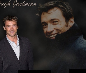Hugh Jackman, czarna marynarka