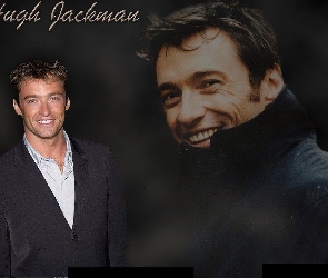 Hugh Jackman, czarna marynarka