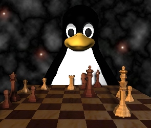 Szachy, Gra, Linux, Pingwin