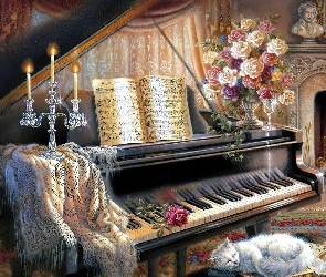Fortepian, Kot, Pokój