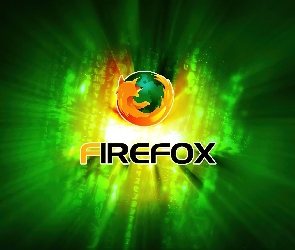 Firefox, Tło, Żółte, Zielono