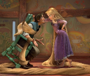 Tangled, Zaplątani, Roszpunka, Flyn